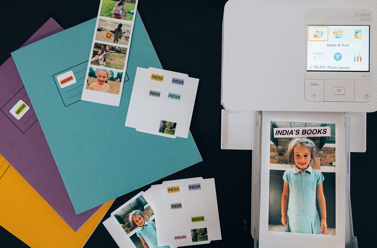 Canon SELPHY CP1500 Impresora Fotográfica Compacta – Impresión Inalámbrica, USB C y Tarjeta SD – Ideal para Scrapbooking y Álbumes de Fotos (Blanco)