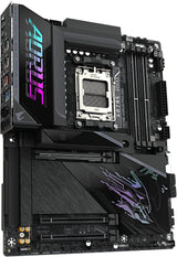 GIGABYTE X870E AORUS Pro X3D Motherboard - Supports AMD Ryzen 9000 Processors, 18+2+2 Phase Digital VRM, up to 9000MHz DDR5 (O.C.), 2xPCIe 5.0 + 2xPCIe 4.0, Wi-Fi 7, 5GbE LAN, USB 4