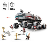 LEGO Star Wars 75413 Juggernaut de la República - Juguete de Construcción con 3 Figuras de Droides y 5 Minifiguras inc. Ki-Adi-Mundi con Espada Láser - Regalo para Niños de 9+ Años de Las Guerras Clon