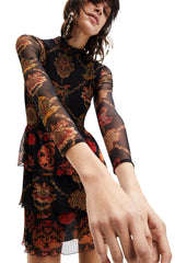 Desigual TS_Daphne, 2000 Black Vestido Informal, Negro, M Mujeres