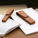 Graf von Faber-Castell - Estuche para un utensilio de escritura, color marrón