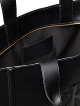 Calvin Klein Bolso Tote Mujer Bold Medium con logotipo, Negro (Black), Talla Única