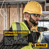 DEWALT XR 18V Brushless Taladro Atornillador Percutor Compacto a Batería, con 2 Baterías XR Li-Ion 2Ah, Cargador, Maletín, Alto Par, Luz LED, Rendimiento Versátil - DCD778D2T-QW