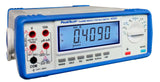 PeakTech 4090 – Multímetro de mesa digital RMS, pantalla LCD, 22000 cuentas, probador de continuidad, USB, software para PC, funcionamiento con batería, prueba de voltaje - EN 61010-1; CAT I 600 V
