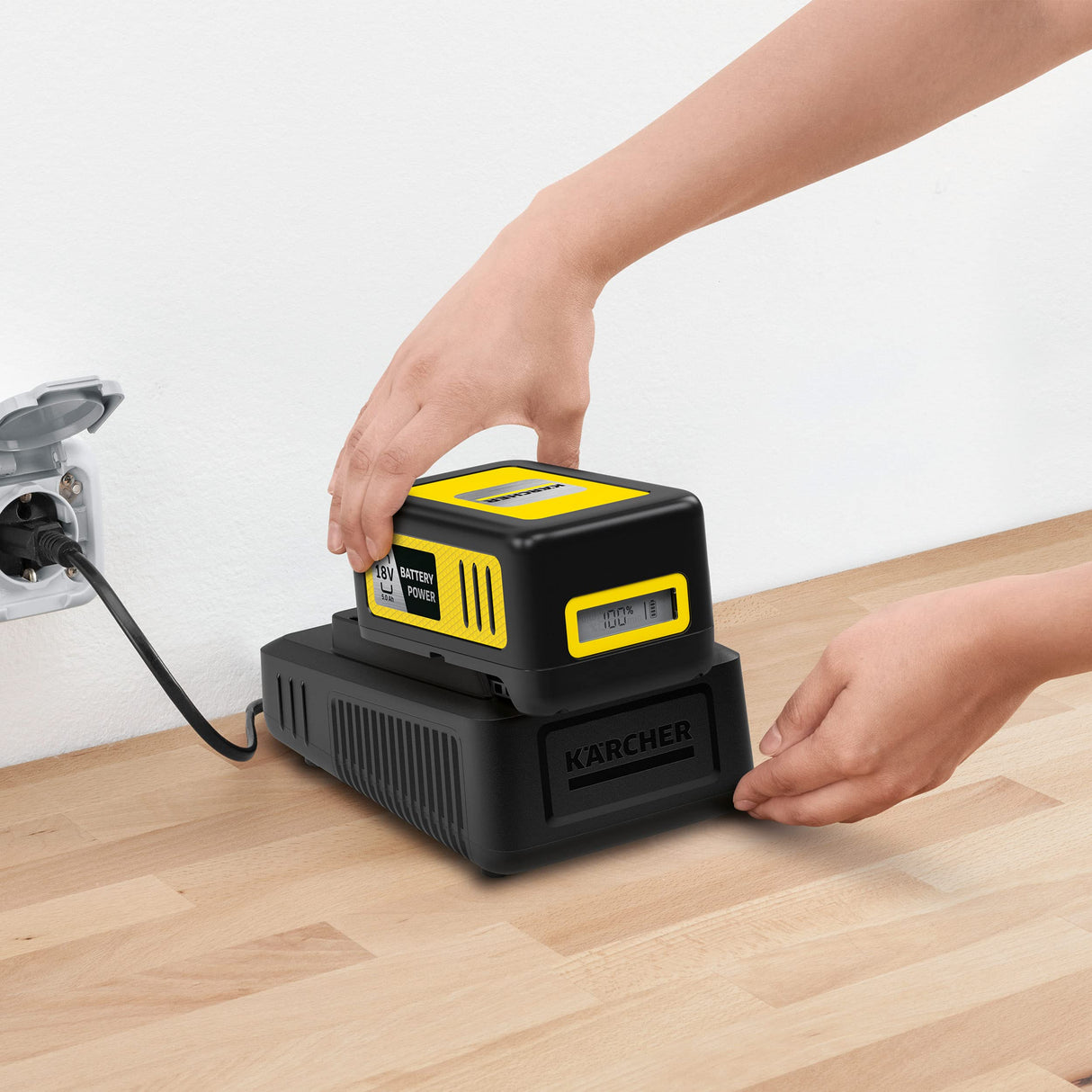 Kärcher 18 V Batería y Cargador 18V/5,0 Ah