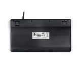 Bakker Elkhuizen S-Board 840 Design Teclado inglés USB Plata y Blanco, Plata y Blanco