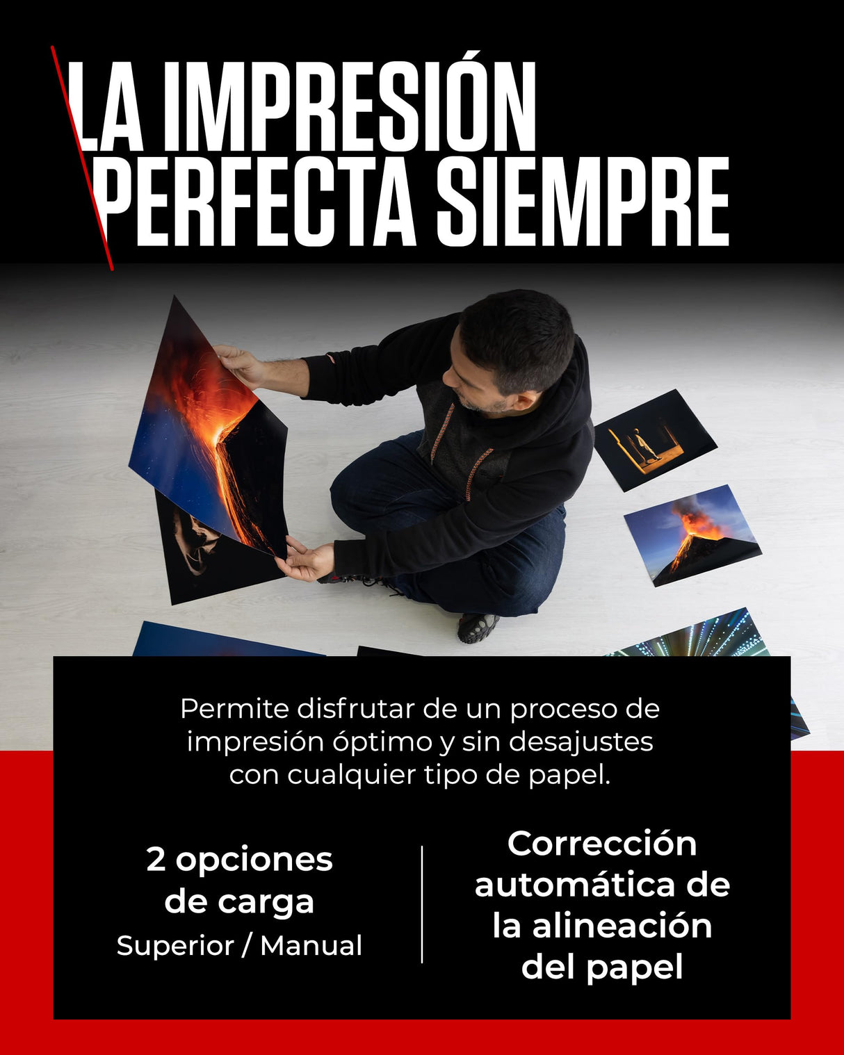Canon Pixma PRO-200S Impresora Fotográfica Profesional, Sistema de Inyección de Tinta, A3+, WiFi, 8 Cartuchos de Tinta, Impresión Sin Bordes, Impresión de Alta Velocidad, Negro