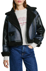Pepe Jeans Brooklyn Chaqueta, Azul (Dulwich Blue), XL para Mujer