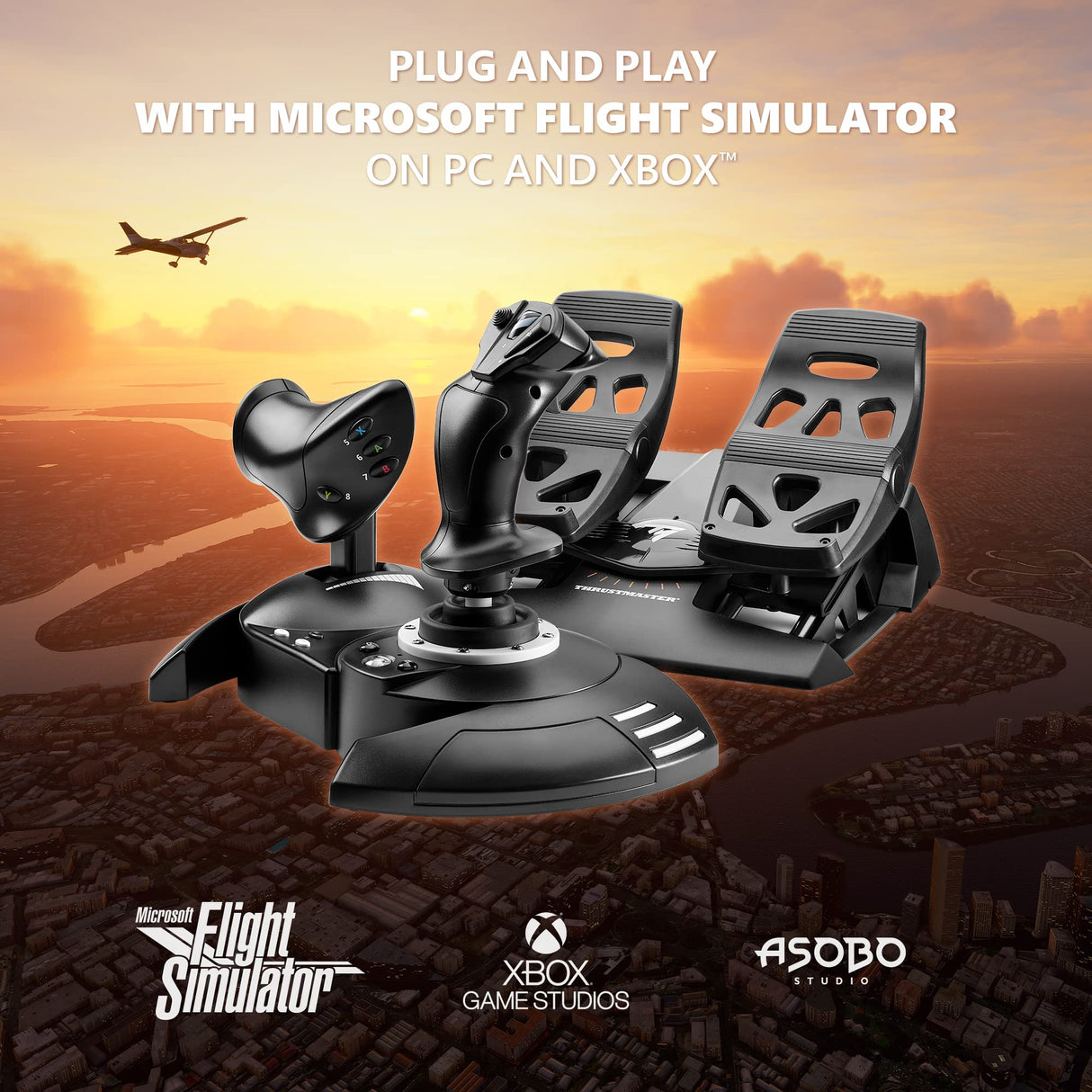 ThrustMaster Kit completo T-Flight (compatible con Xbox Serie X|S y PC)