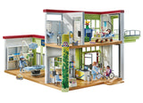 PLAYMOBIL Action Heroes 71615 Hospital Moderno, con Cuatro Figuras y Equipo médico, Hecho de más del 80% de Materiales reciclados y de Base biológica, Juguetes para niños y niñas a Partir de 4 años