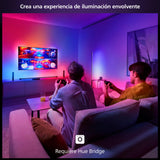Philips Hue Play HDMI Sync Box 8K - Sincronizador de Luz Ambiente Con Videojuegos, Películas y Música - Hasta 10 Luces Led - Requiere Hue Bridge - Admite Dolby Vision HDR10+ - Controlable Con App