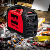 Telwin 815856 Force 145 Soldadora Inverter a Electrodo 150A con Accesorios Soldadura MMA y Maleta Plastico, 230V