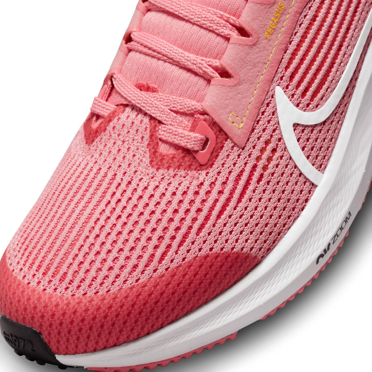 NIKE Air Zoom Pegasus 40, Zapatillas para Correr, Tiza Coral/Pulso Blanco-Citrón, 34 EU