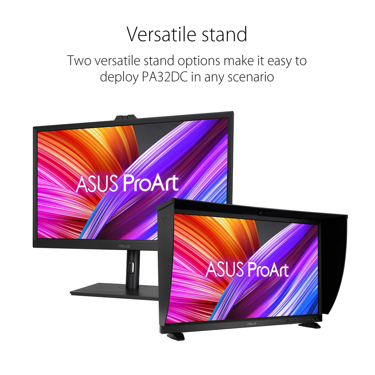 ASUS ProArt Display OLED PA32DC - Monitor Profesional de 31,5 Pulgadas (4K UHD (3840 x 2160), 99% DCI-P3, colorímetro Integrado, HDR-10, HLG, ΔE < 1, USB-C, HDMI, Calman, integración ColourSpace)