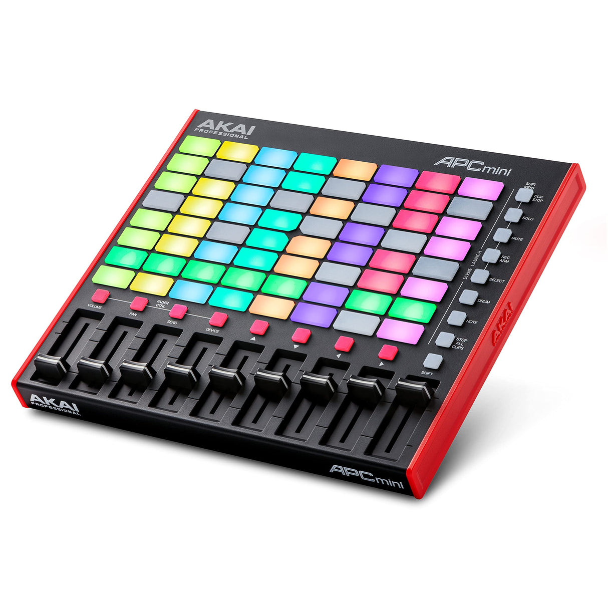 Akai Professional APC Mini MK2, Controlador MIDI USB para Lanzar Clips con Ableton Live, 64 Pads, Modalidad Nota y Batería, Mesa de Mezclas MIDI, Negro
