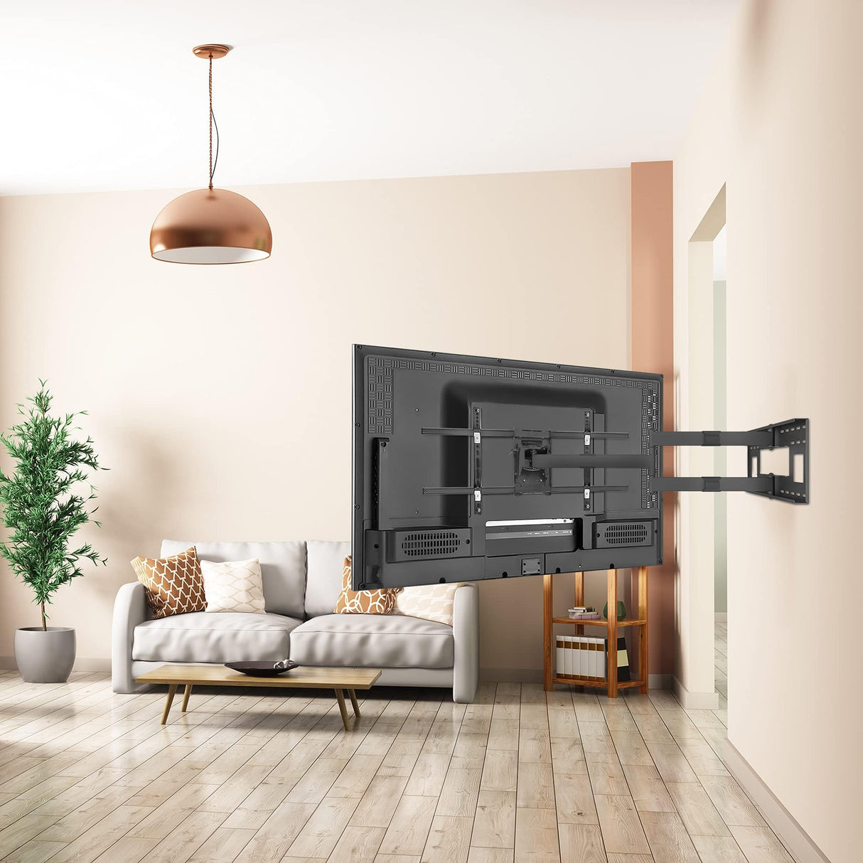 Mount-It! - Soporte de TV Brazo Largo, Movimiento Completo, articulado Extensible 1 m, para televisores 42, 47, 50, 55, 60, 65, 70, 75 y 80 Pulgadas, Compatible con VESA 800 x 400 mm, soporta hasta