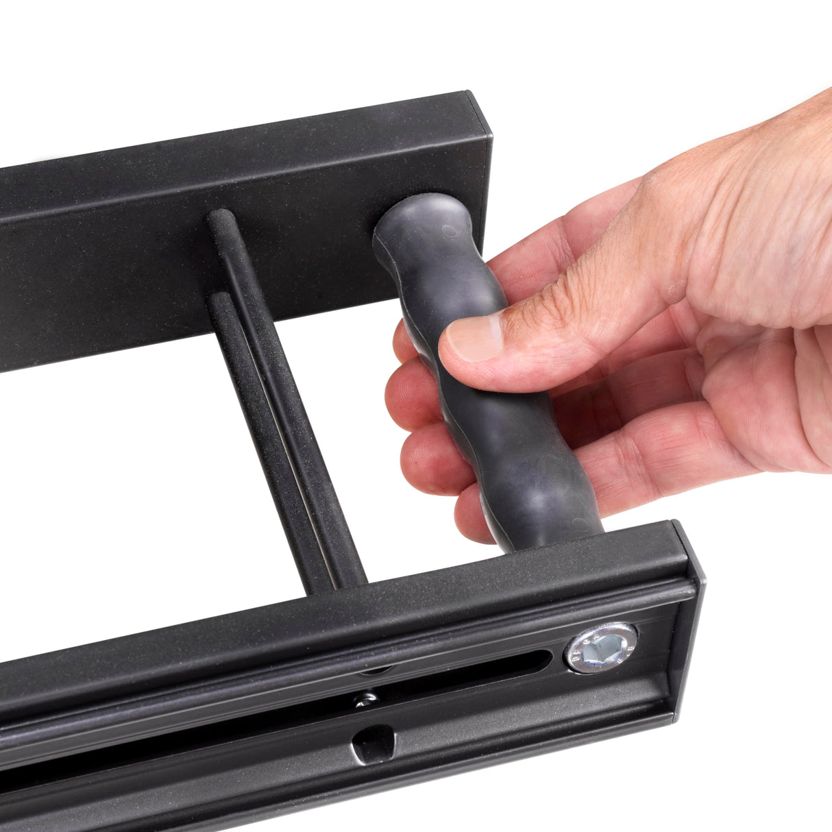 Emuca - Tabla de Planchar Plegable y extraíble para Mueble, Aluminio, Gris Antracita