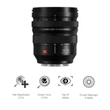 Panasonic LUMIX S Pro S-R1635E - Objetivo (F4, 16-35 mm, filtro de 77 mm, resistente a salpicaduras de agua y protección contra el frío) negro