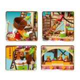 LEGO | Disney Vaiana 2 Barcaza de los Kakamora - Barco de Juguete con Tesoro Para Niñas y Niños de 7+ Años - Mini Muñeca de Vaiana y Figura de Maui - Regalo de Cumpleaños Coleccionable para Fans 43258