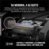 CORSAIR Dominator Titanium RGB DDR5 RAM 64GB (2x32GB) DDR5 hasta 6000MHz CL30 Intel XMP 3.0 Memoria de Ordenador de Sobremesa – Negro (CMP64GX5M2B6000C30)