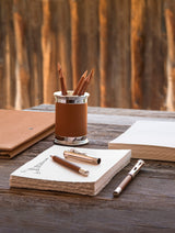 Graf von Faber-Castell 118567 Lápiz Perfecto, bañado en platino, marrón