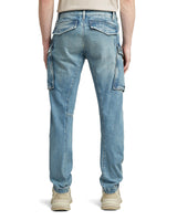 JEANS Uomo G-STAR D23077 D499 ROVIC ZIP 3D REGULAR TAPERED H484 VINTAGE CUMULUS BLUE