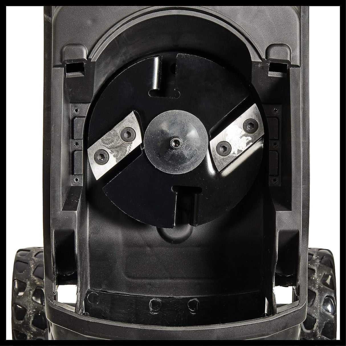 Einhell Trituradora eléctrica de cuchillas GC-KS 2540 CB (2 cuchilla reversibles acero especial, gran boca de tolva, interruptor protección motor, recogedor de 55l, asa de transporte incl. prensador)