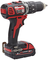 Milwaukee 4933443515 - M 18 bpd-202c taladro percutor 18v 2,0 ah litio 2 vel. 50 nm, Rojo y Negro