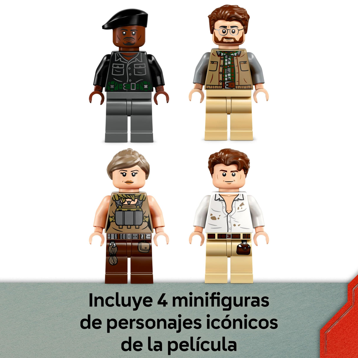 LEGO Jurassic World Misión Aérea: Spinosaurus y Quetzalcoatlus - 2 Figuras de Dinosaurios, Camión y Helicóptero de Juguete y 4 Minifiguras - Regalo para Niños y Niñas de 8+ Años 76976