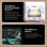 Samsung Barra de Sonido HW-S700D/ZF 2024 - Diseño Ultra Slim, Dolby Atmos Inalámbrico, Q-Symphony, 3.1 Canales y SpaceFit Sound