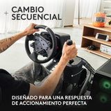 Logitech G RS Shifter and Handbrake con cambio fácil de modo, empuñadura ajustable en altura y mordaza de mesa, para volantes de las series G y PRO, PS, Xbox y unidades de carreras de PC - Negro