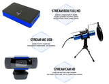 Subsonic Raiden - Paquete de Accesorios para Jugadores de Streaming y Youtubers, Caja de Captura de vídeo Full HD, micrófono, cámara HD - PS4, PS5, Xbox x-Series, Switch, PC, Xbox One. (Windows 8)