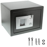BURG-WÄCHTER Caja fuerte móvil con cerradura de combinación electrónica y huella dactilar, Point Safe, 20,5 l, 14,5 kg, P 2 E FS, Negro