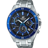 Casio Reloj Analogico para Hombre de Cuarzo con Correa en Acero Inoxidable EFR-552D-1A2VUEF