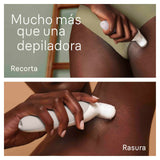 Braun Silk-épil 9, Depiladora Eléctrica Mujer Para Una Eliminación Del Vello Fácil, Depilación En Seco Y En Mojado, Con Cabezal De Rasuradora, Piel Suave Duradera, 9-041, Blanca/Plateada