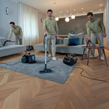 Hoover HP2 - Aspiradora sin Bolsa Potente y compacta - para alfombras y Suelos Duros - Trineo con Cable - Filtro EPA - Depósito 2,5 L - Accesorios Integrados - Radio de acción 10 m - 850 W [HP2Z10A]