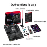 ASUS ROG Strix B860-F Gaming WiFi, Placa Base ATX, preparada para PCs con IA Avanzada, 16+1+2+1 etapas de Potencia, Ranuras DDR5, PCIe 5.0, Cuatro Ranuras M.2, WiFi 7, iluminación Aura Sync RGB