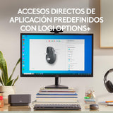 Logitech MX Anywhere 3S for Business, ratón inalámbrico, Compacto, 8000 dpi, Desplazamiento MagSpeed, Clic Discreto, Bluetooth, conexión Logi Bolt Segura, para Windows/Mac/Chrome/Linux - Gris Claro