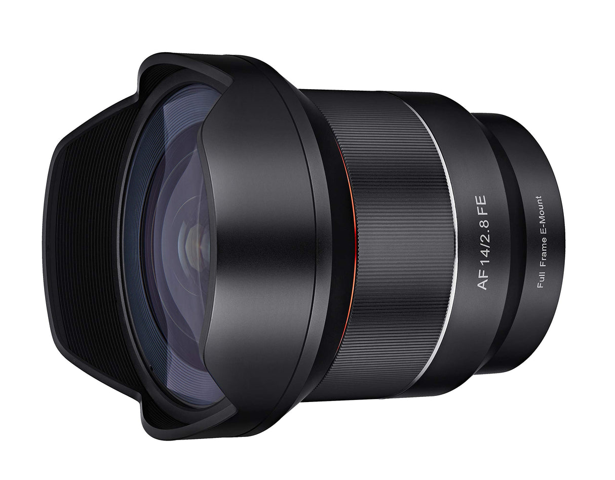 Samyang SYIO14AF-E - Lente de Enfoque automático de Marco Completo F2.8 de 14 mm para Sony E-Mount, Color Negro