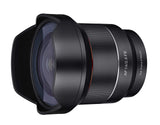 Samyang SYIO14AF-E - Lente de Enfoque automático de Marco Completo F2.8 de 14 mm para Sony E-Mount, Color Negro
