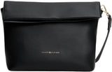 Tommy Hilfiger TH Logotape Med Crossover Aw0aw17692, Mujer, Black (Black), One Size