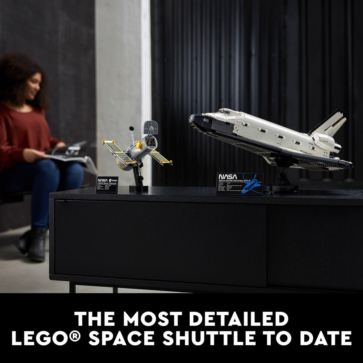 LEGO Icons Transbordador Espacial Discovery de la NASA, Maqueta de Construcción para Adultos de Temática Espacial, Decoración para la Casa y Oficina, Regalo para Hombres y Mujeres 10283