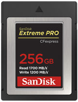 SanDisk 256GB Extreme PRO tarjeta CFexpress Type B Grabación de vídeo RAW 4K + RescuePro Deluxe hasta 1700 MB/s
