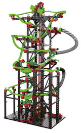 fischertechnik circuito de canicas Dynamic XXL, 544619 – juego de construcción, juguete educativo, con looping y LED arcoíris, a partir de 9 años
