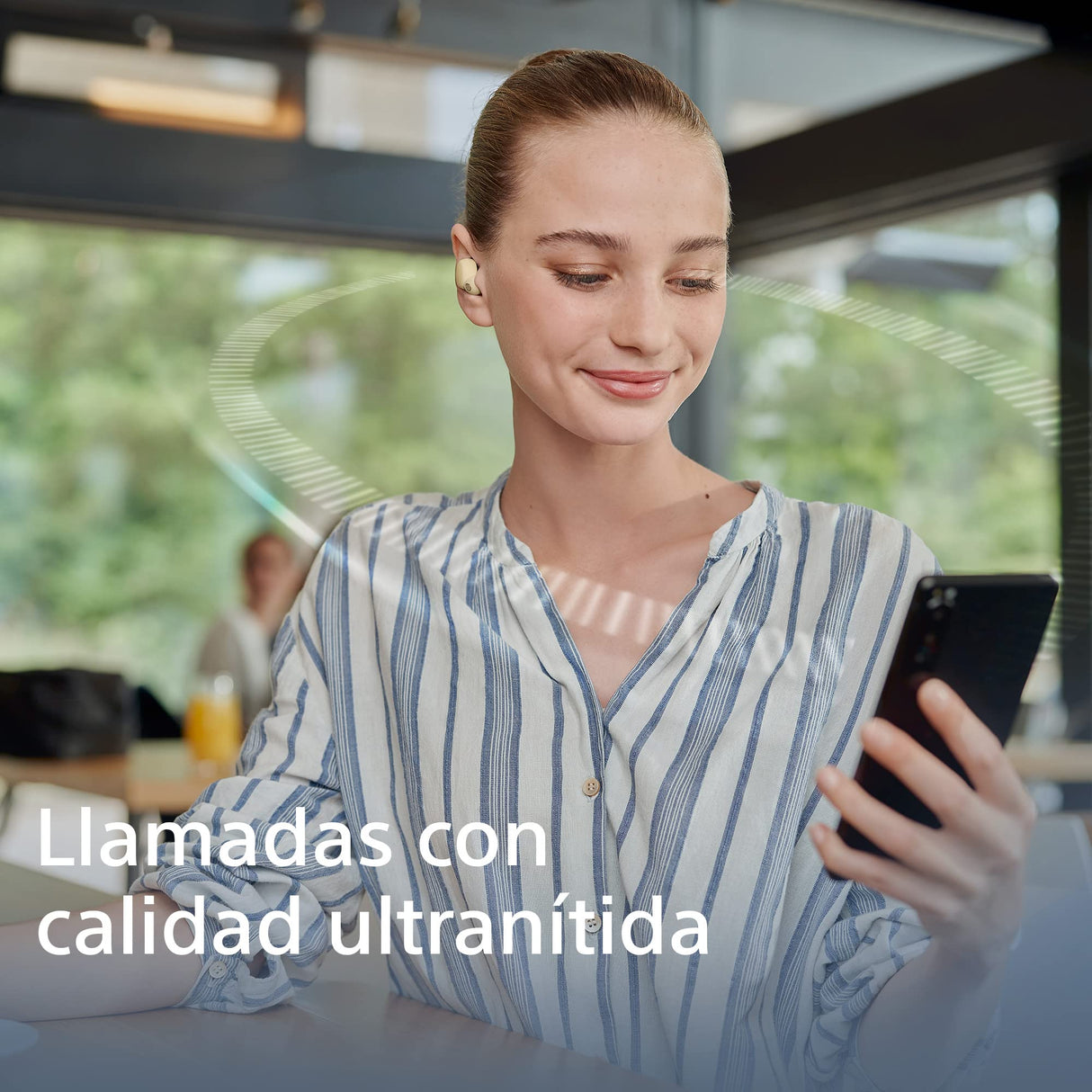 Sony Auriculares LinkBuds S True Wireless Noise Cancelling, Ultraligeros para llevarlos cómodamente Todo el día, Calidad de Llamada cristalina, hasta 20 H de batería con Estuche de Carga, Crudo