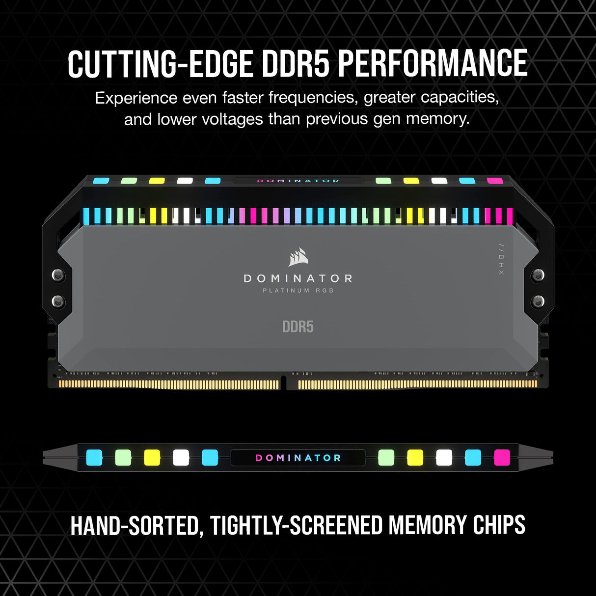 CORSAIR DOMINATOR PLATINUM RGB DDR5 32GB (2x16GB) DDR5 6000MHz CL30 AMD EXPO Intel XMP iCUE Memoria de Ordenador Compatible - Gris (CMT32GX5M2B6000Z30K)