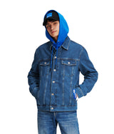 KARL LAGERFELD JEANS, Hombre, Sudadera Con Capucha Y Logo, Ajuste Regular, Negro, L