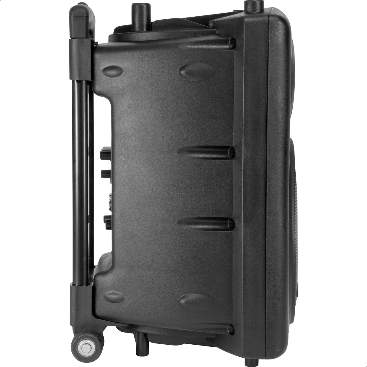 Ibiza - PORT10VHF-BT - Altavoz portátil 10"/500W MAX con 2 micrófonos (con cable y VHF), mando a distancia y cubierta protectora - Bluetooth, USB, SD - Duración de la batería de 5 a 7h - Speaker Box