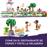 LEGO Friends Centro Comercial de Heartlake City Juguete de Casa de Muñecas apra el Juego de Rol, Maqueta de Construcción con Mini Muñecos de Personajes, Regalo para Niñas y Niños de 8 Años o Más 42604