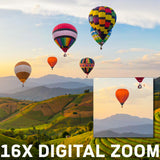 AGFA PHOTO Realishot VLG-4K Kit Vlogging - Cámara 24MP, Video 4K, Pantalla LCD 3’’, Zoom Digital 16X, Sensor CMOS, Batería de Litio - Negro